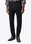 Dsquared2 Label Slim Jeans In Blue