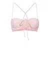 Dsquared2 Lace Bikini Top In Pink