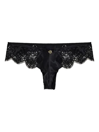 Dsquared2 Lace-detail Briefs In Black