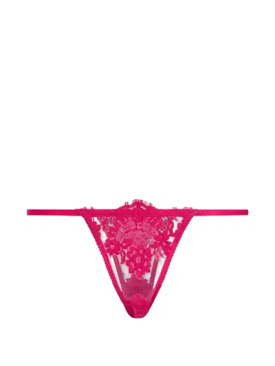 Dsquared2 Lace Nights Thong In Pink