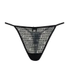 Dsquared2 Lace Thong In Black