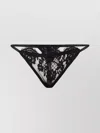 Dsquared2 Lace Thong Featuring Bow Accent
