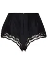 Dsquared2 Shorts Mit Spitzenborte In Schwarz