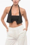 Dsquared2 Lace-up Cut Out Top