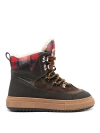 Dsquared2 High Top Lace-up Boots In Brown