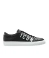 Dsquared2 Icon Casetta Sneakers In Black