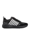 Dsquared2 Lace-up Low-cut Sneakers In Black