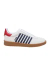Dsquared2 Man Sneakers Off White Size 8 Calfskin In White