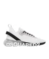 Dsquared2 Lace-up Low-cut Sneakers In White