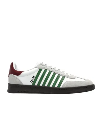 DSQUARED2 DSQUARED2 ROUND TOE LOW-TOP SNEAKERS