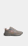 Dsquared2 Sprinter Suede-leather Mesh Sneakers In Gray