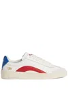 Dsquared2 Premium Leather Lace-up Sneakers For Men In Multi