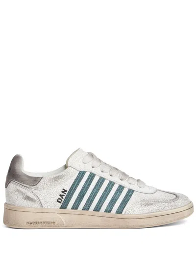 Dsquared2 Lace-up Low Top Sneakers In M1367