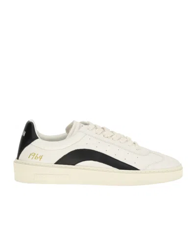 Dsquared2 Lace-up Low-top Sneakers In White