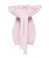 Dsquared2 High-low Layered Skirt Bow Detail In Pink