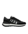 Dsquared2 Lace Up Sneakers In Black