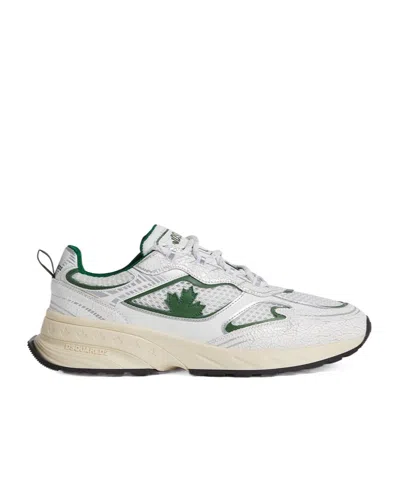 Dsquared2 Lace Up Sneakers In White