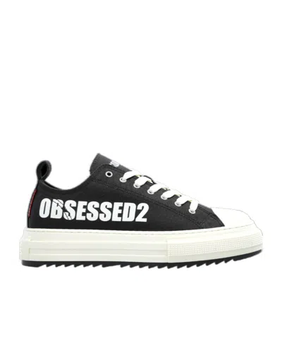 Dsquared2 Lace-up Sneakers In Black