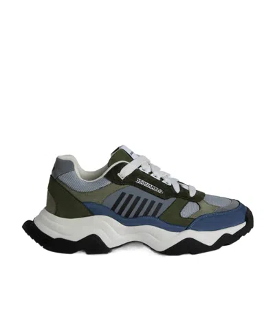 Dsquared2 Lace Up Sneakers In Multicolor