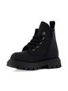 Dsquared2 Lace-up Zip Boots In Black