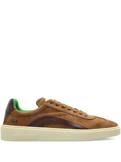 DSQUARED2 LACED SNEAKER WITH PATCH WITH LOGO