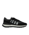 Dsquared2 Icon Running Sneakers In Black