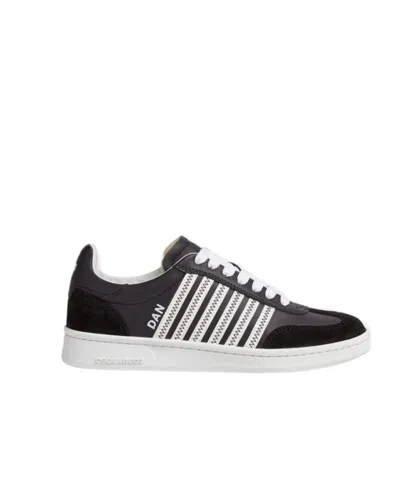 Dsquared2 Laced Sneakers In Black