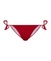Dsquared2 Side-tie Bikini Bottoms In Red