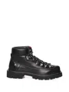 Dsquared2 Lace-up Leather Ankle Boots In Multi