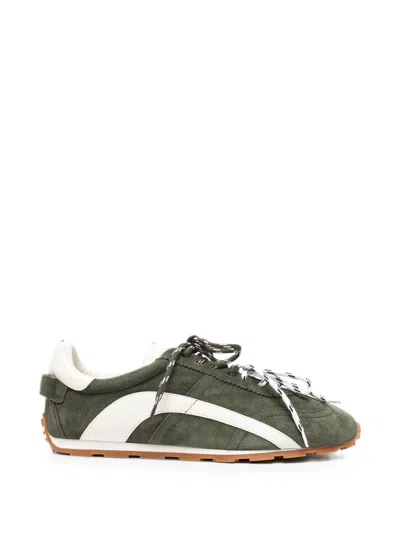 Dsquared2 Lace-up Low Top Sneakers In Green