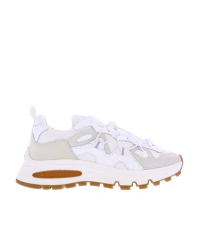 Dsquared2 Lace-up Low-cut Casual Sneakers In Multi