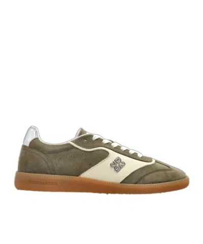 Dsquared2 Lace-up Low-top Casual Shoes In Multi