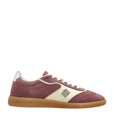 Dsquared2 Lace-up Low-top Casual Shoes In Multi