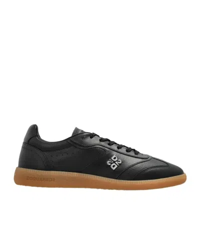 Dsquared2 Lace-up Low-top Sneakers In Black