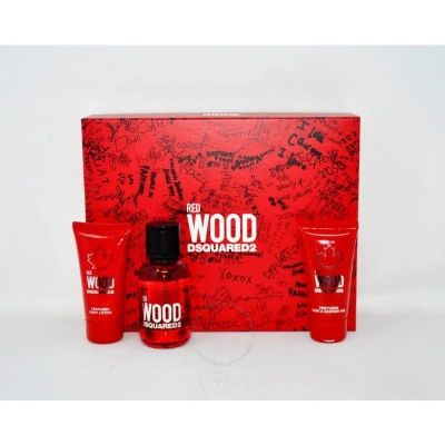 Dsquared2 Ladies Red Wood Gift Set Fragrances 8011003873814 In Red   / Pink