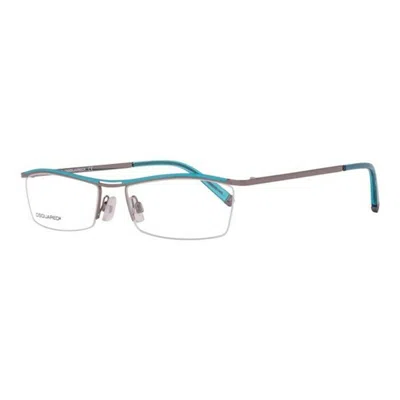 Dsquared2 Ladies' Spectacle Frame  Dq5001 53008  53 Mm Gbby2 In Metallic