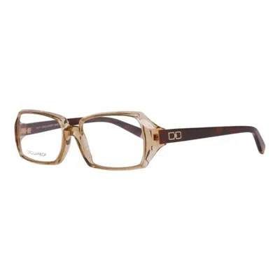 Dsquared2 Ladies' Spectacle Frame  Dq5019 54045  54 Mm Gbby2 In Neutral