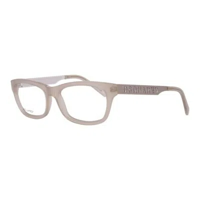 Dsquared2 Ladies' Spectacle Frame  Dq5095 54021  54 Mm Gbby2 In Neutral