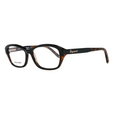 Dsquared2 Ladies' Spectacle Frame  Dq5117 056 -54 -16 -140  54 Mm Gbby2 In Black