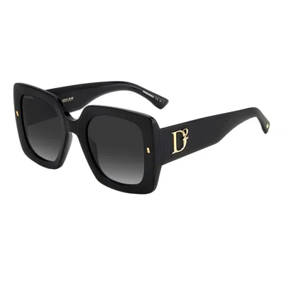 Dsquared2 Ladies' Sunglasses  D2 0063_s Gbby2 In Black