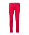 Dsquared2 Twiggy Cropped Jeans In Red