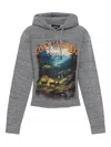 Dsquared2 Long Sleeve Hooded Sweatshirt In Gray