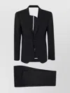 Dsquared2 Suit With Chest Pocket And Notched Lapels In Black