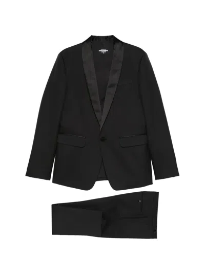 Dsquared2 Lapel Single-breasted Suit In Black