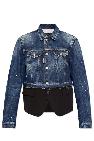 DSQUARED2 LAYERED DENIM JACKET