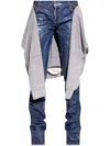 DSQUARED2 LAYERED JEANS