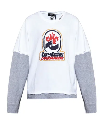 Dsquared2 Layered T-shirt In White