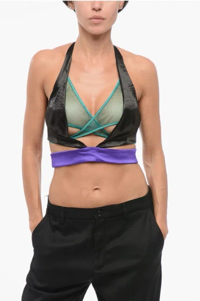 Dsquared2 Layered Top With Self-tie Detail