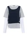 Dsquared2 Layered2 Breezy-fit Pullover In Gray