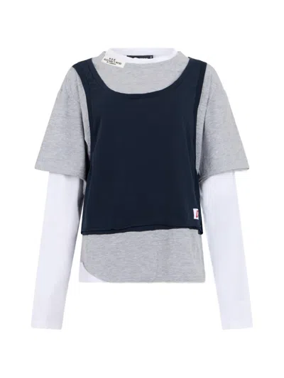 Dsquared2 Layered2 Breezy-fit Pullover In Gray